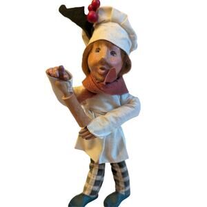 Kindles Byers Choice Chef Baker Christmas Ornament/Figurine